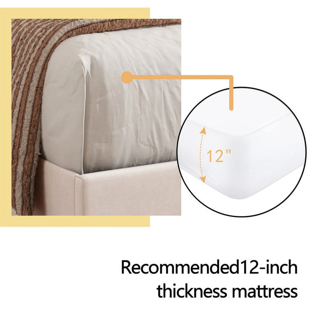 Pink Velvet Upholstered Platform Bed Frame Twin Size Z5784