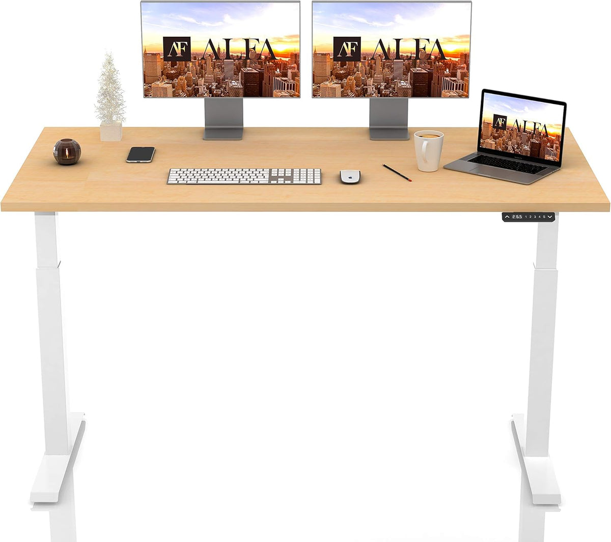 Electric Standing Desk with 4 Pre-Set Memory W56510